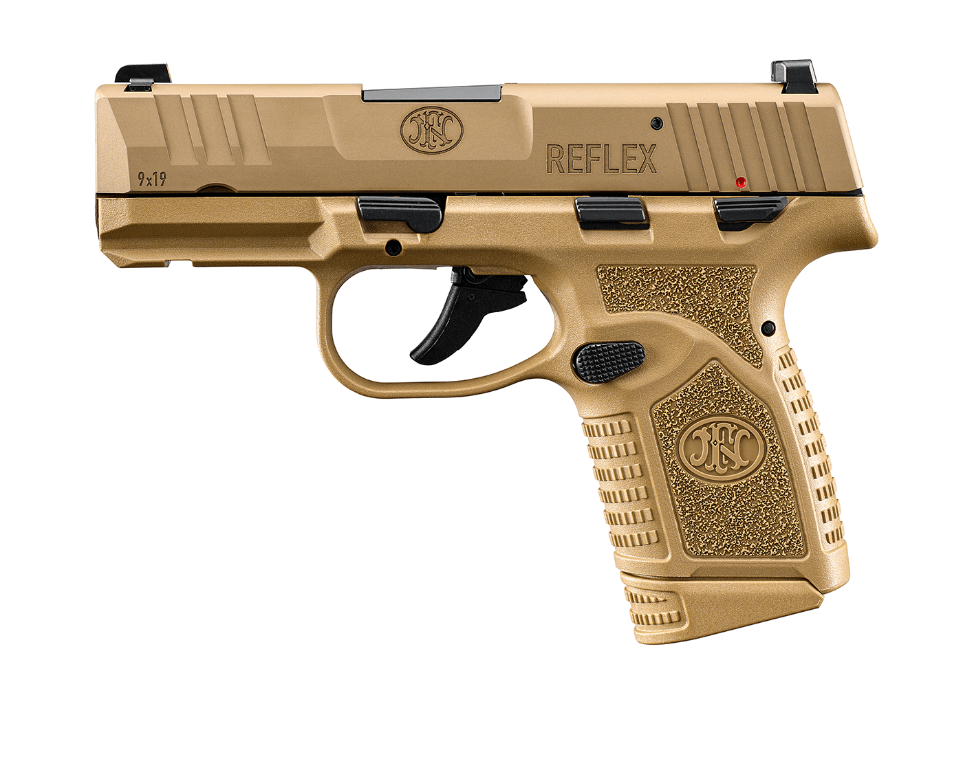 FN Reflex 9mm Luger 10-Round FDE Safety Mags
