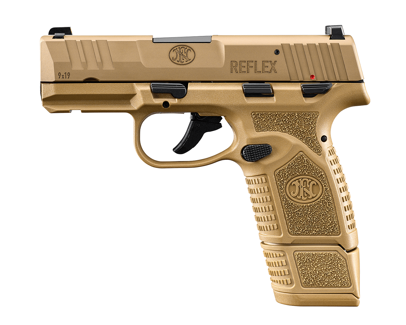 REFLEX 9MM FDE 3.3 15+1 SFTY