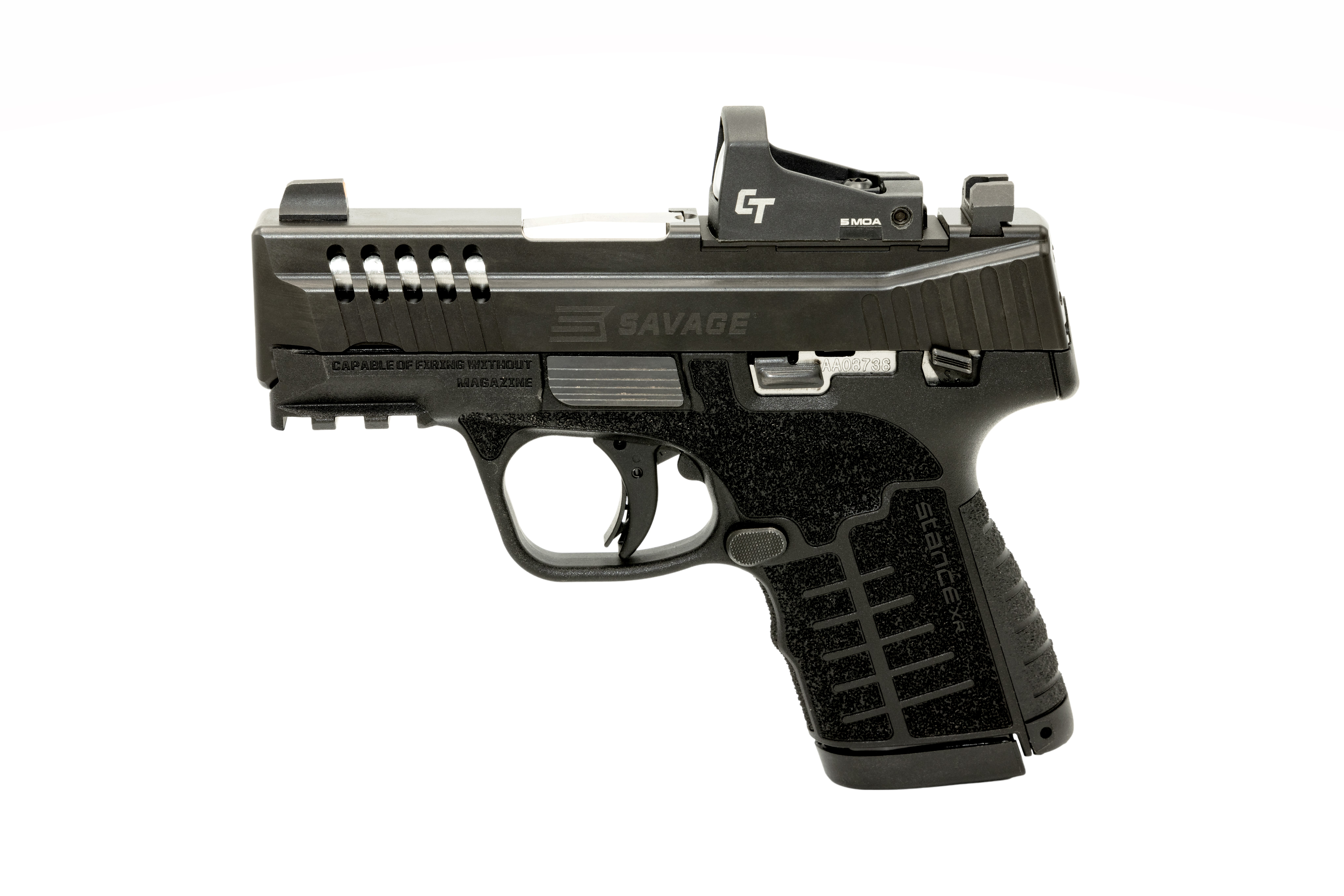 Savage Stance XR MC9MS Pistol Package 9mm 3.2" Black 13 rd. w/ Red Dot