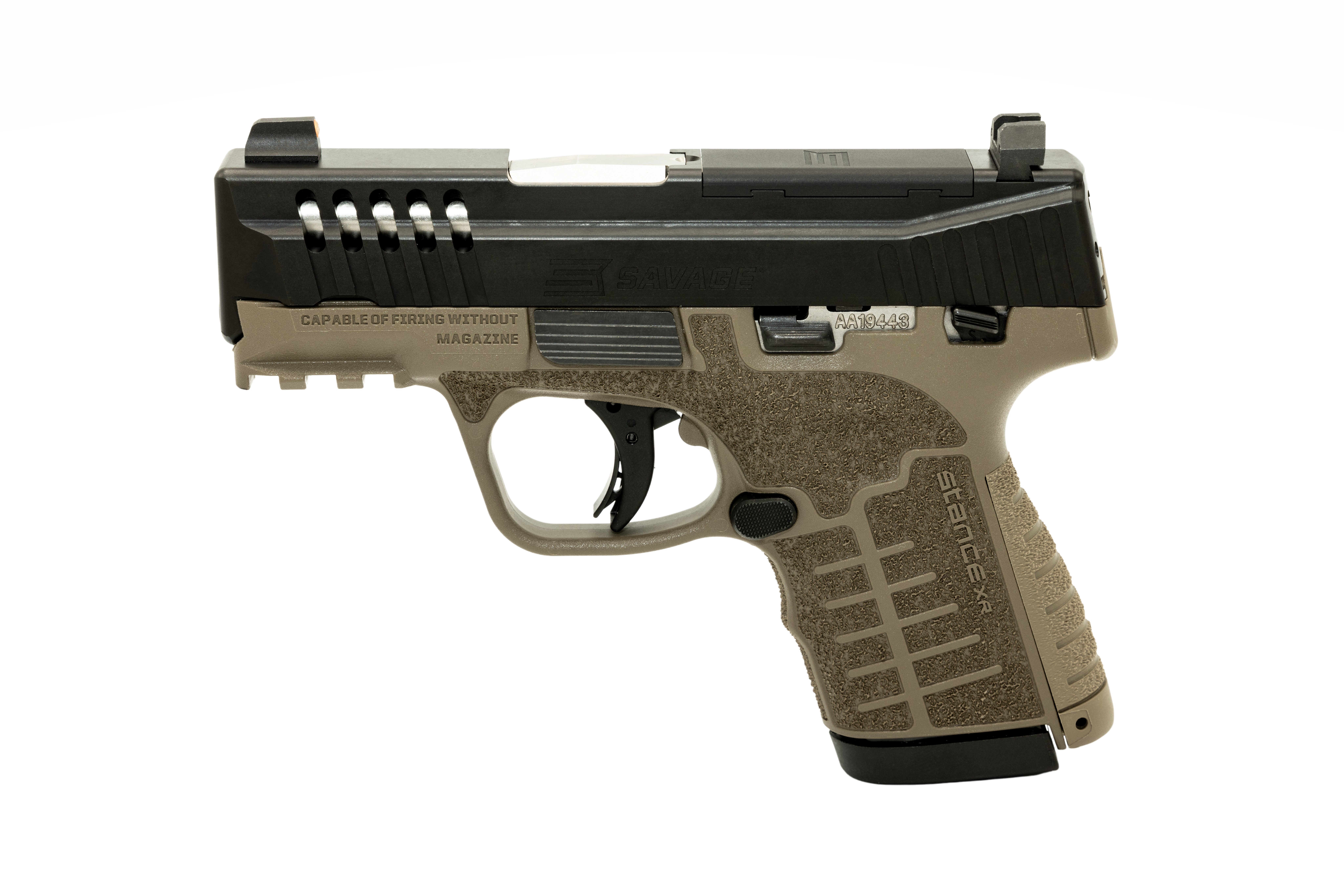 Savage 67056 Stance XR 9MM Pistol 13+1 XS Tritium Dot FDE 3.2" Barrel