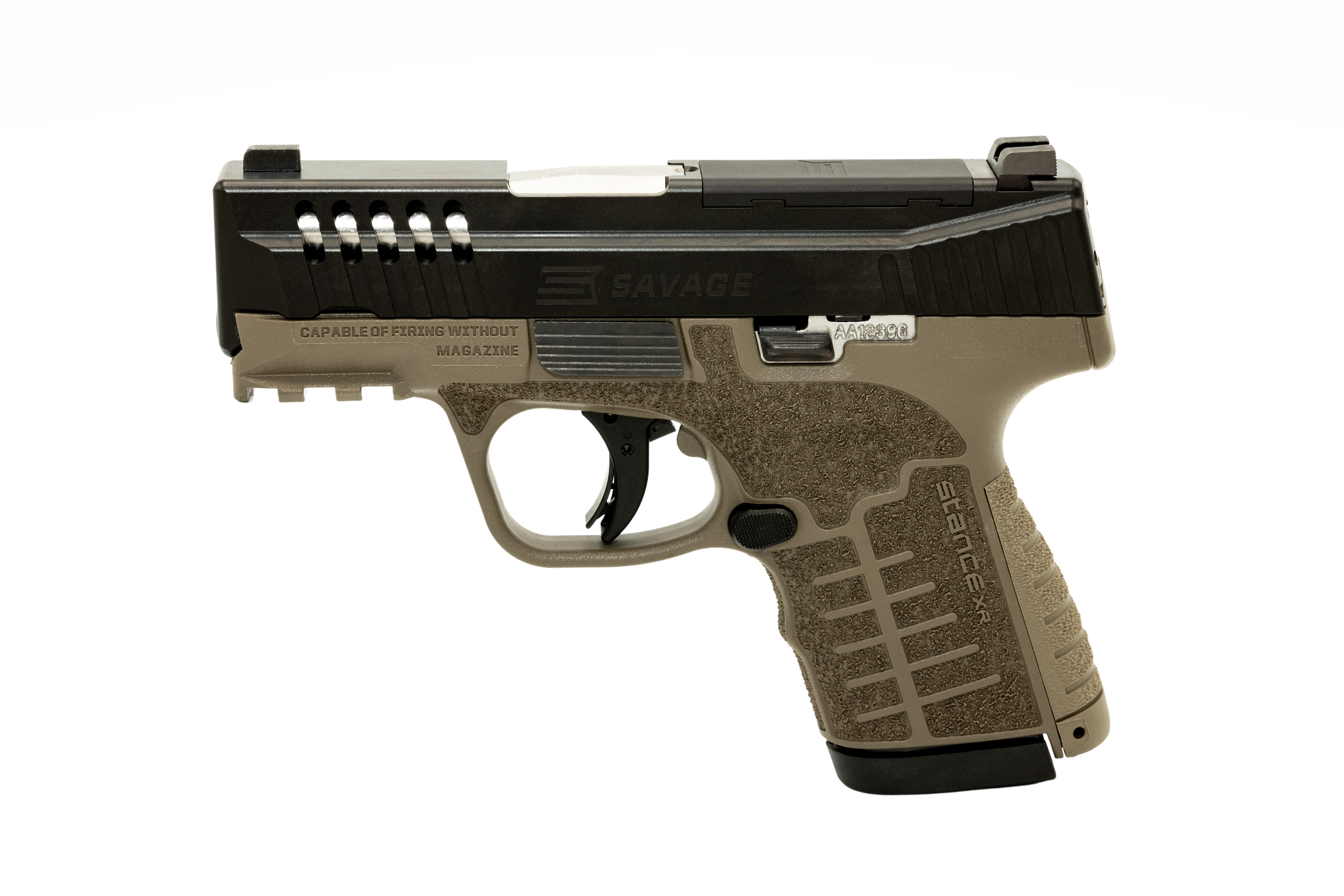 Savage 67064 Stance XR 9MM Pistol 13+1 FDE Ambidextrous 3.2" Barrel