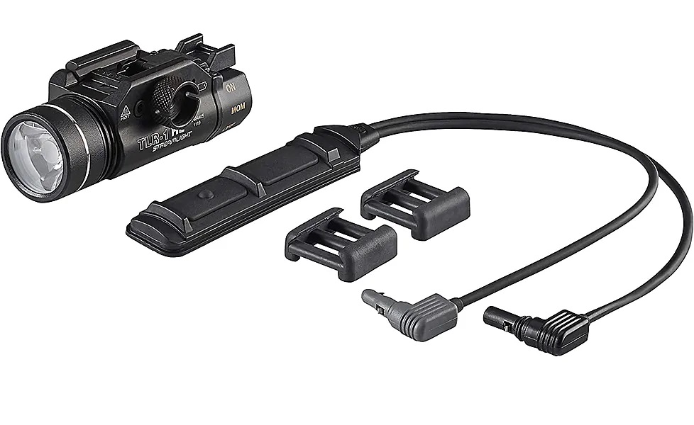 Streamlight 69889 TLR-1 HL Dual Remote Kit 1000 Lumens LED Light 283 Meters Beam Black Aluminum