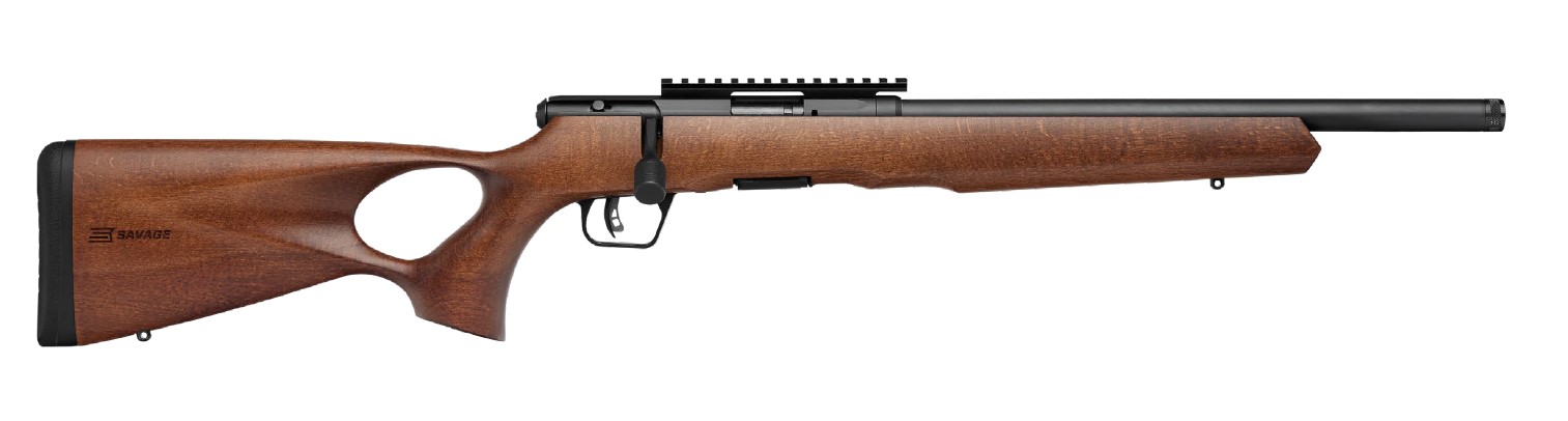 Savage Arms 70817 B17 Timber Thumbhole 17 HMR 18" Matte Blue Rifle-img-0