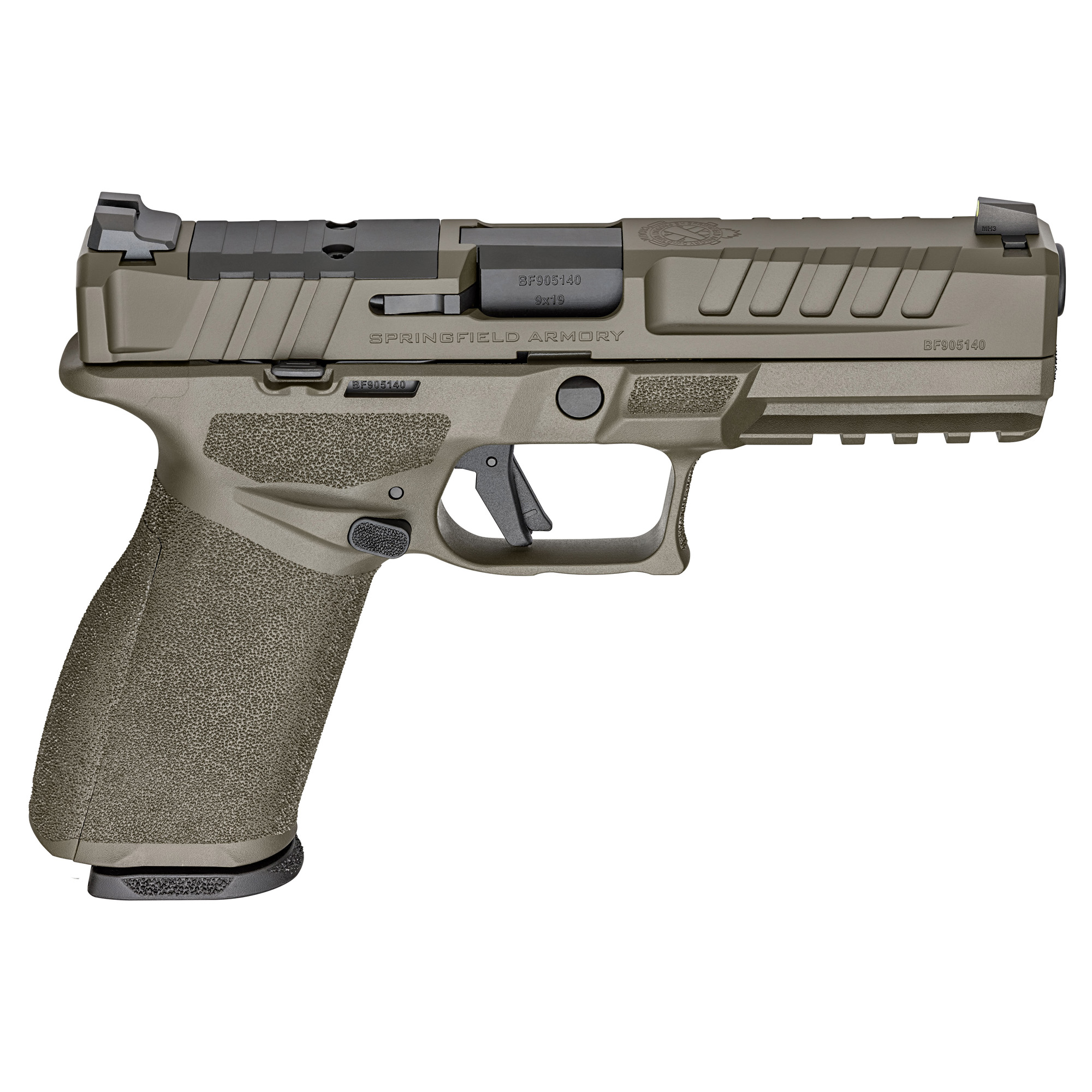 Springfield Echelon 4.5 OD Green 3-Dot Pistol – Versatile 9mm Handgun