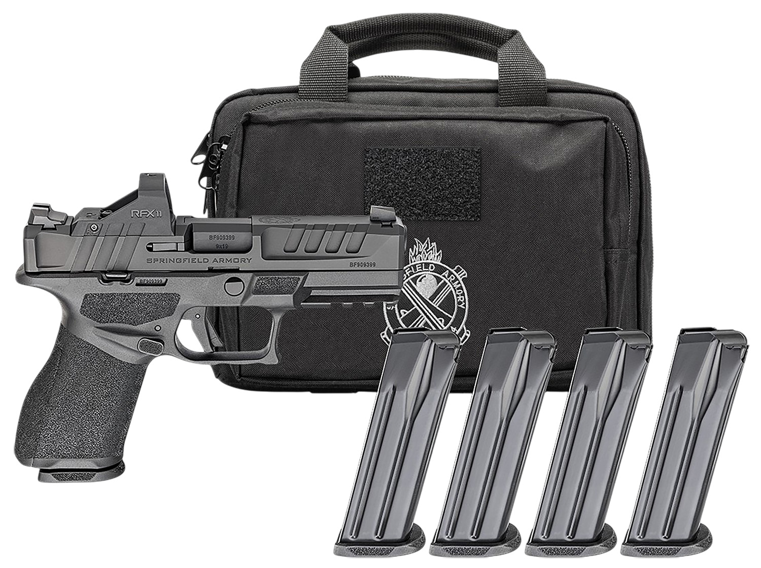ECHELON 9MM BLK 4 10+1 GP