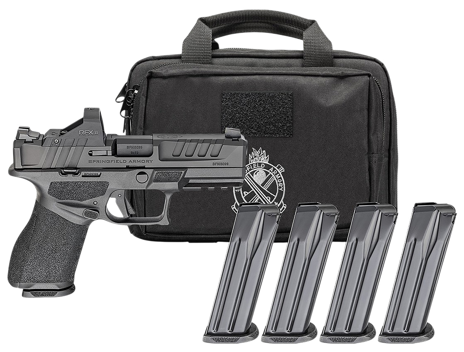 ECHELON 9MM BLK 4 15+1 GP