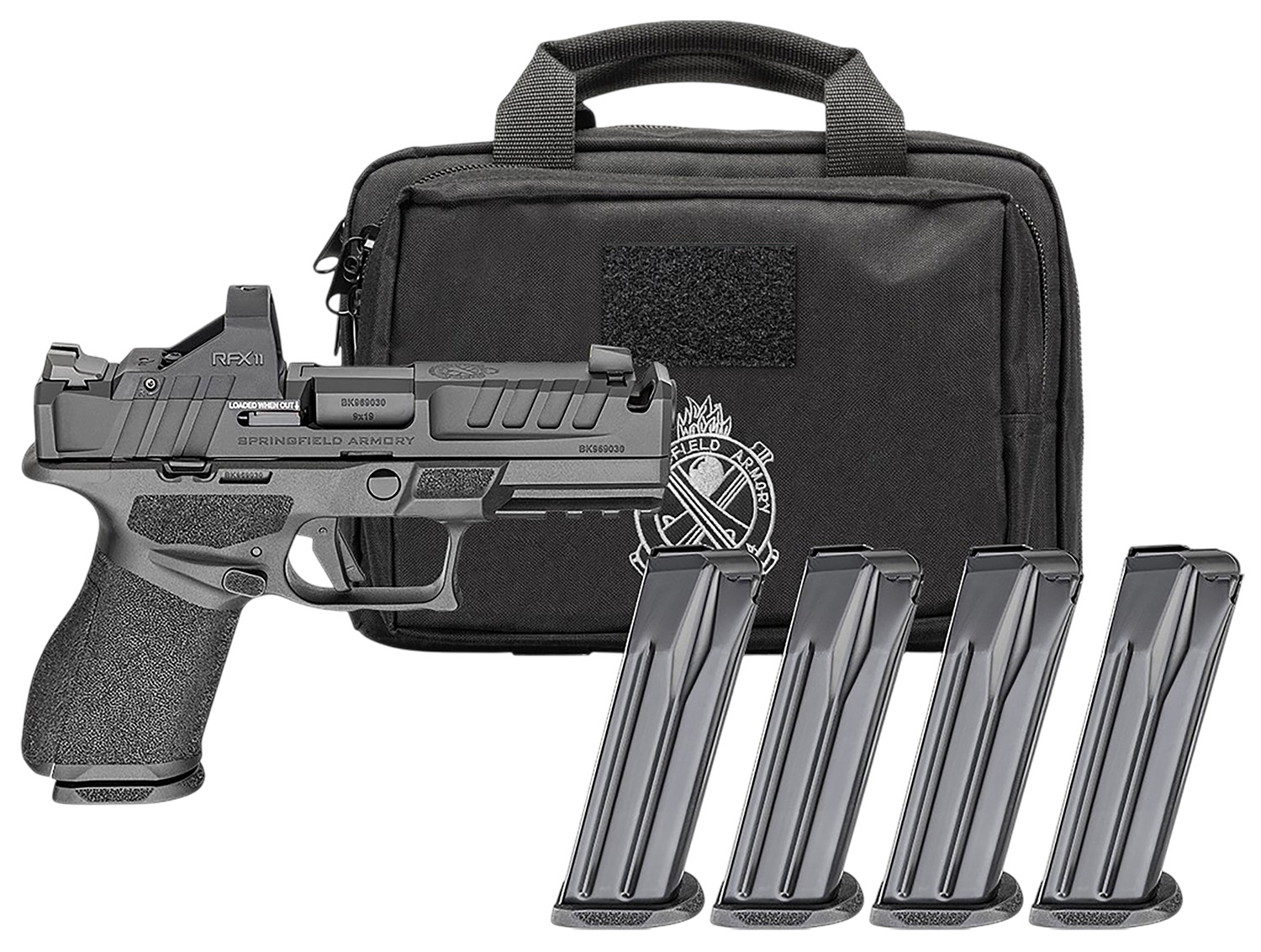 ECHELON COMP 9MM 4 BK 18+1 GP