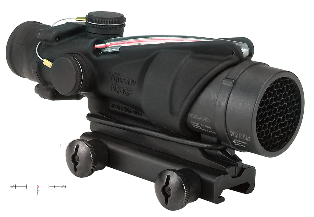 Trijicon Acog 4X32 A4 Usmc Rco Chev Red 5.56 NATO / .223