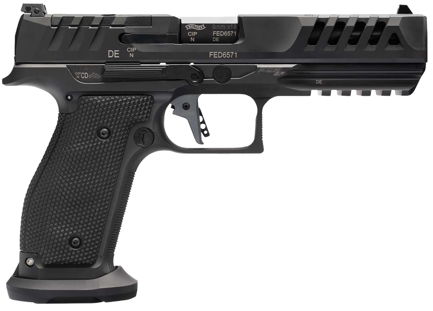 Walther Arms PDP SF MATCH 9MM 5" 10+1 OR