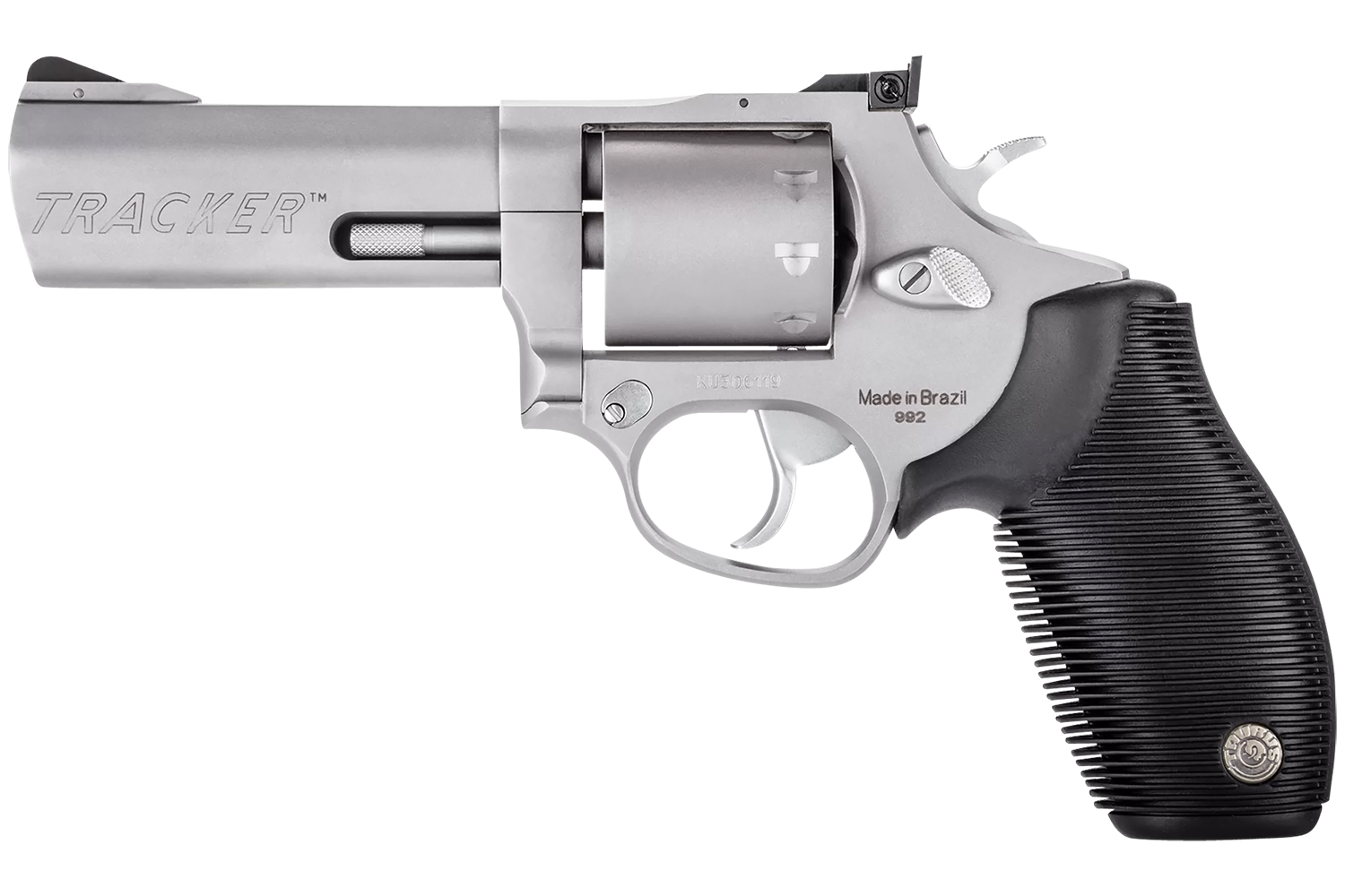 Taurus 992 Tracker 22 LR / 22 WMR Convertible Revolver 4 in. Stainless 9-Shot - Excellent Rimfire Value 3 Taurus 992 Tracker 22 LR / 22 WMR Convertible Revolver 4 in. Stainless 9-Shot - Excellent Rimfire Value - Image 3