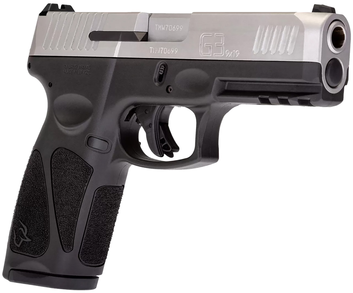 Taurus G3 Stainless 10 Round 9mm Pistol 4 in. Two-Tone - Superb Compliant Full-Size Value 2 Taurus G3 Stainless 10 Round 9mm Pistol 4 in. Two-Tone - Superb Compliant Full-Size Value - Image 2