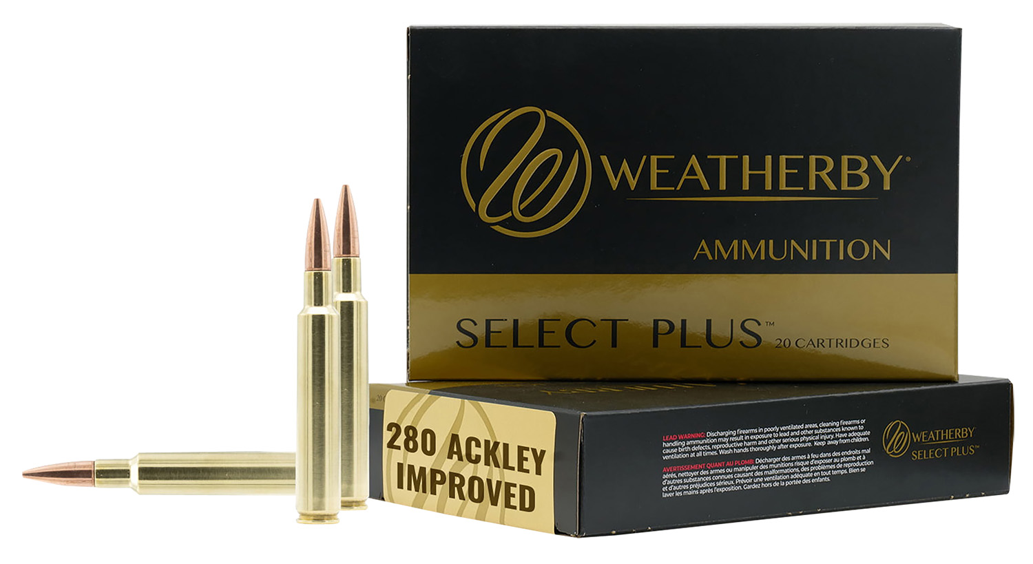 Weatherby S280A150TGK Ammo 280 Ackley 150GR Sierra TGK - Weatherby - 280 Ackley