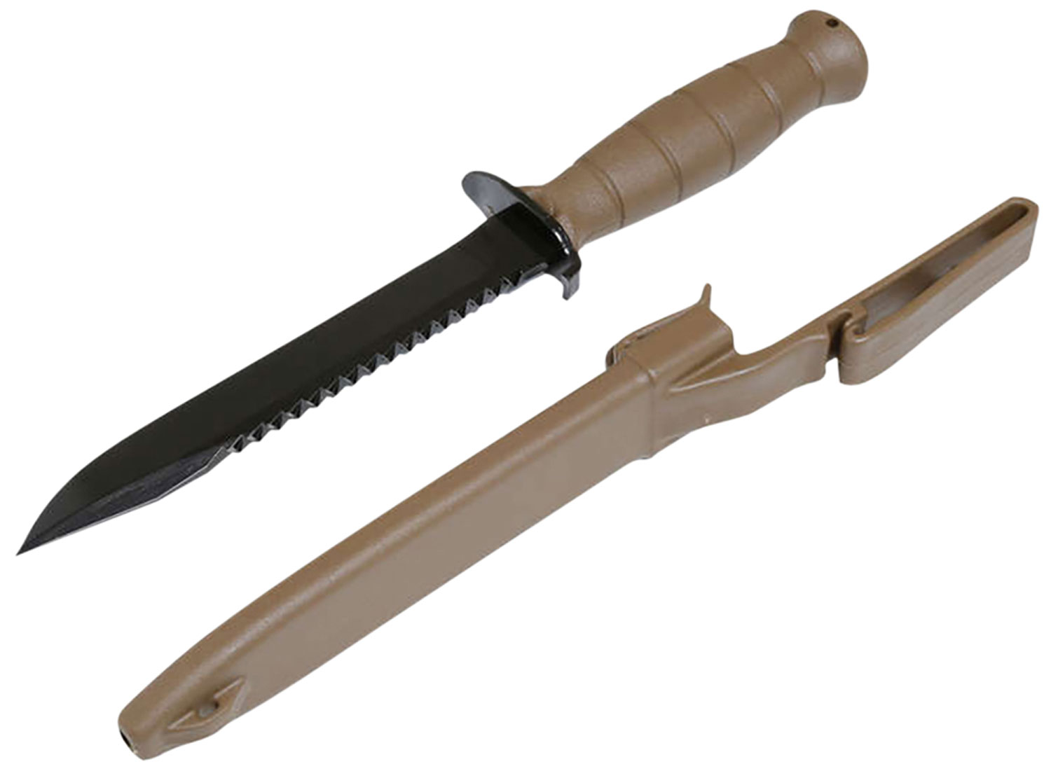 FIELD KNIFE W/SAW FDE PKG PACKAGED