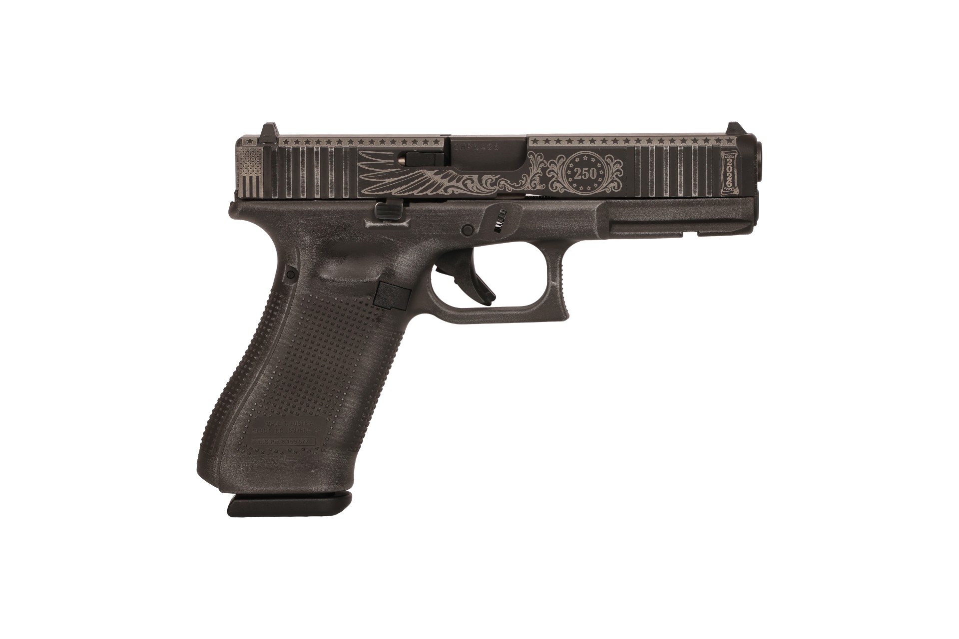 GLOCK PV1750203-250 G17 V 9mm 4.49" nDLC Semi-Auto Pistol