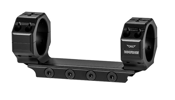 Warne 7814M Precision Mount Scope Mount/Ring Combo Black Anodized 30mm 0
