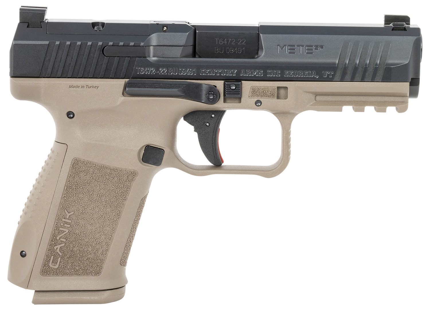 METE SF 9MM BLK/FDE 15+1