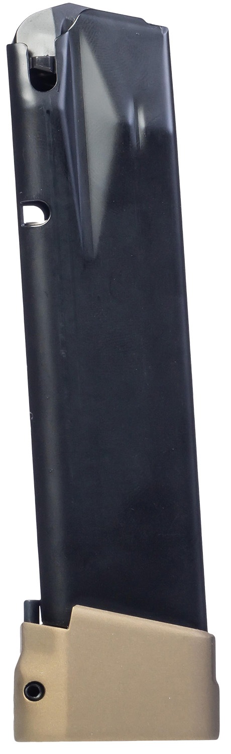 MAGAZINE TTI COMBAT 21RD 9MM BRONZE ALUMINUM BASE PLATE