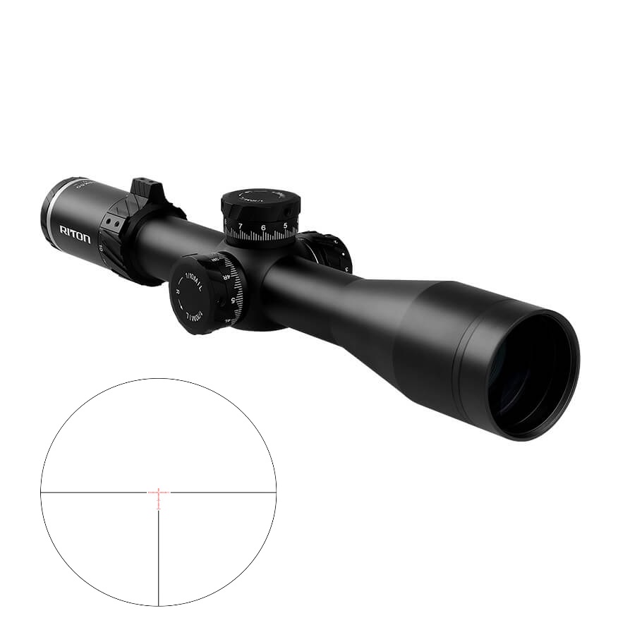 Riton 7C318LPFI23 7 Conquer 3-18x50mm FFP Scope, Illuminated PSR Reticle