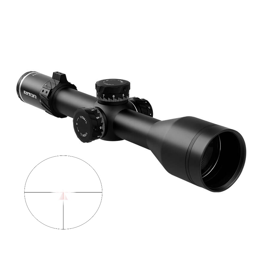 Riton 7 Conquer 3-24x56mm 34mm Tube Illuminated Oden Reticle Rifle Scope