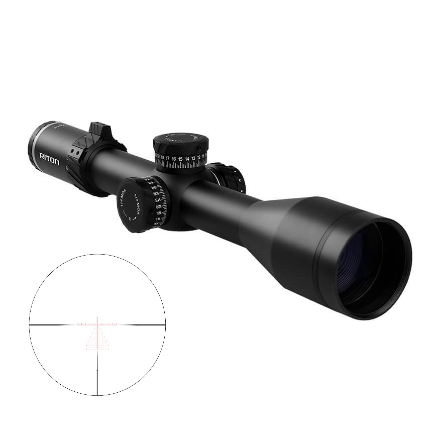 Riton Optics 7 Conquer 4-32x56 Rifle Scope 34mm Tube Matte Black