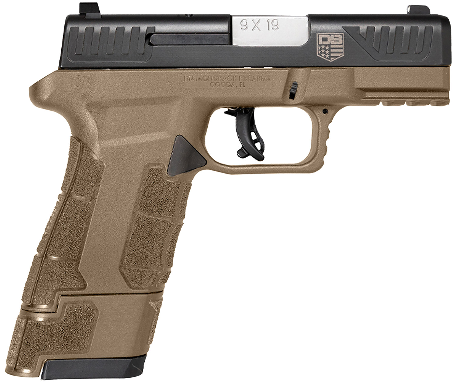Diamondback Firearms AM29 — AM2 9MM FDE SUB CMPT 15+1 3.5"