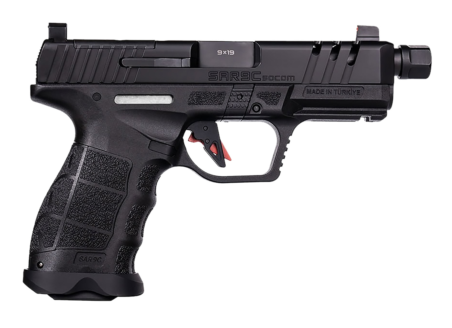 SAR9 SOCOM CPT 9MM BLK 4.5 TB