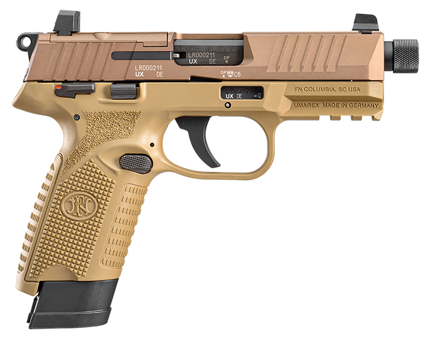 FN FN 502 Tactical — FN 502 TACT 22LR FDE 10+1 TB