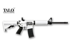 TALO EXCLUSIVE Ruger AR-556 223 Rem | 5.56 NATO 
Item #: RUAR-556-BW / MFG Model #: 8519 / UPC: 736676085194
AR-556 5.56MM WHITEOUT 30+1 8519 FORWARD ASSIST/DUST COVER