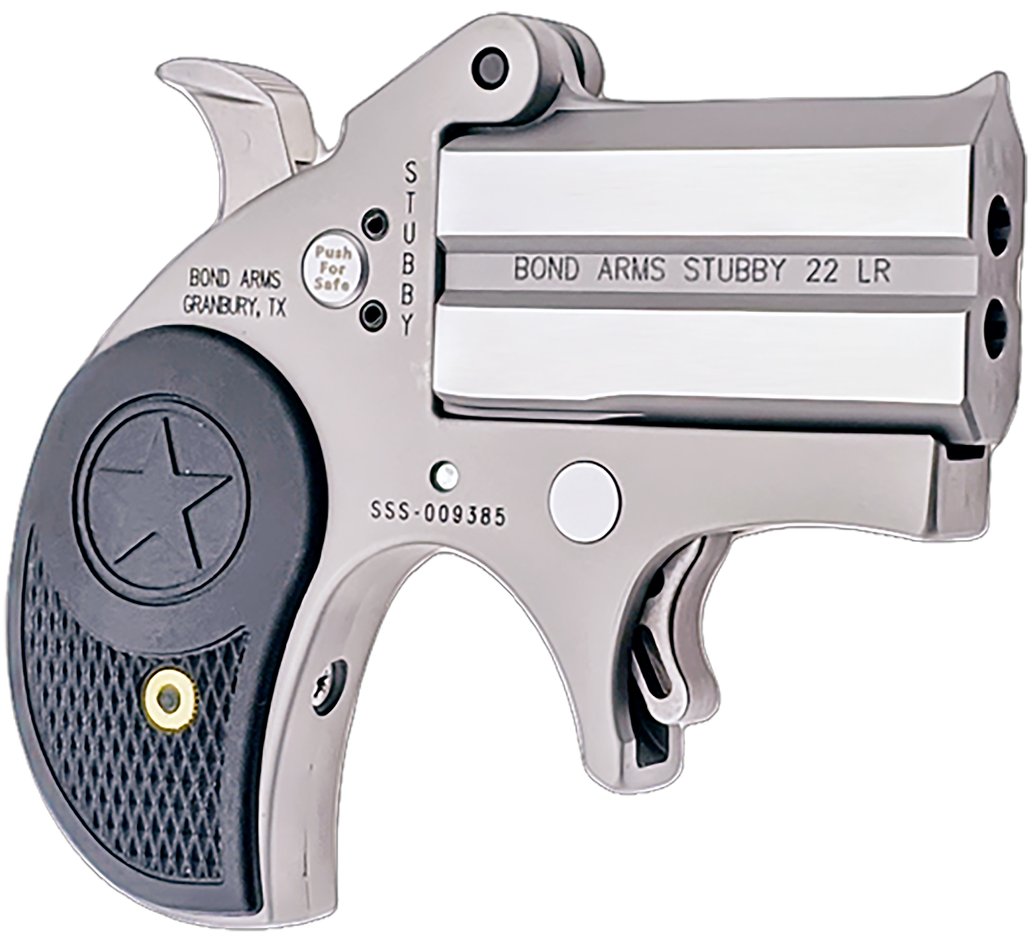 Bond Arms Stubby Rough Stainless — STUBBY 22LR SS 2.2" FS
