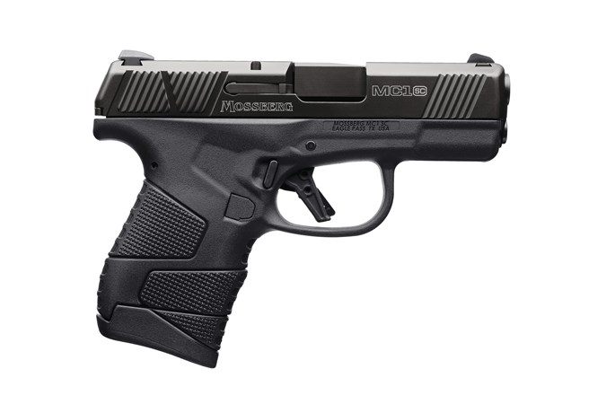 Mossberg MC-1 9mm Semi-Auto Pistol - Item #: MB89007 / MFG Model #: 89007 / UPC: 015813890076 - MC-1 9MM BLK/BLK 3.4" 7+1 MASS MASS COMPLIANT MODEL