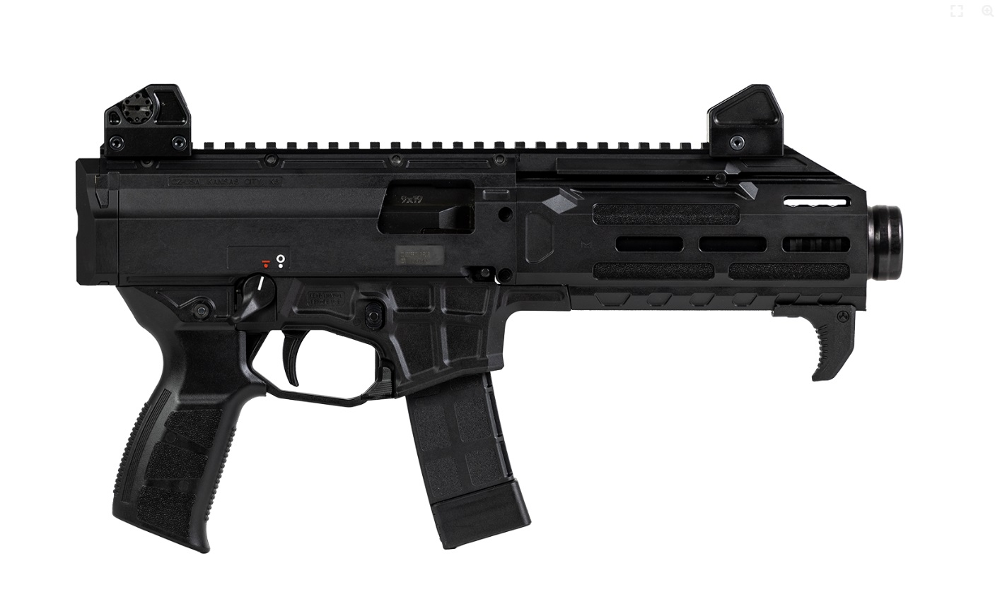 CZ SCORPION 3+ 9MM BK 7.8" 20+1
