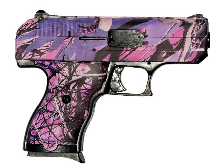 Hi-Point 916 PI 9mm Semi-Auto Pistol, 3.5" Barrel, Pink Camo, 8-Round