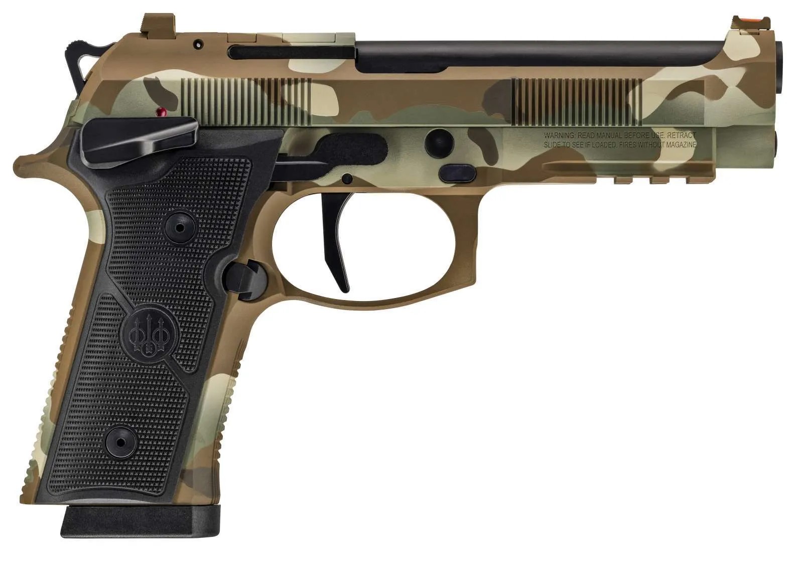 Beretta SPEC0733A15 92XI SAO 9mm 4.7" 15+1 Multicam Cerakote Pistol