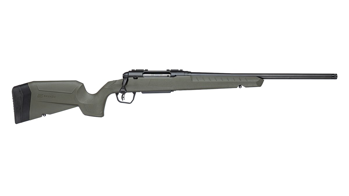 Savage Arms AXIS 2 22-250 BL/GRN 20" LH TB