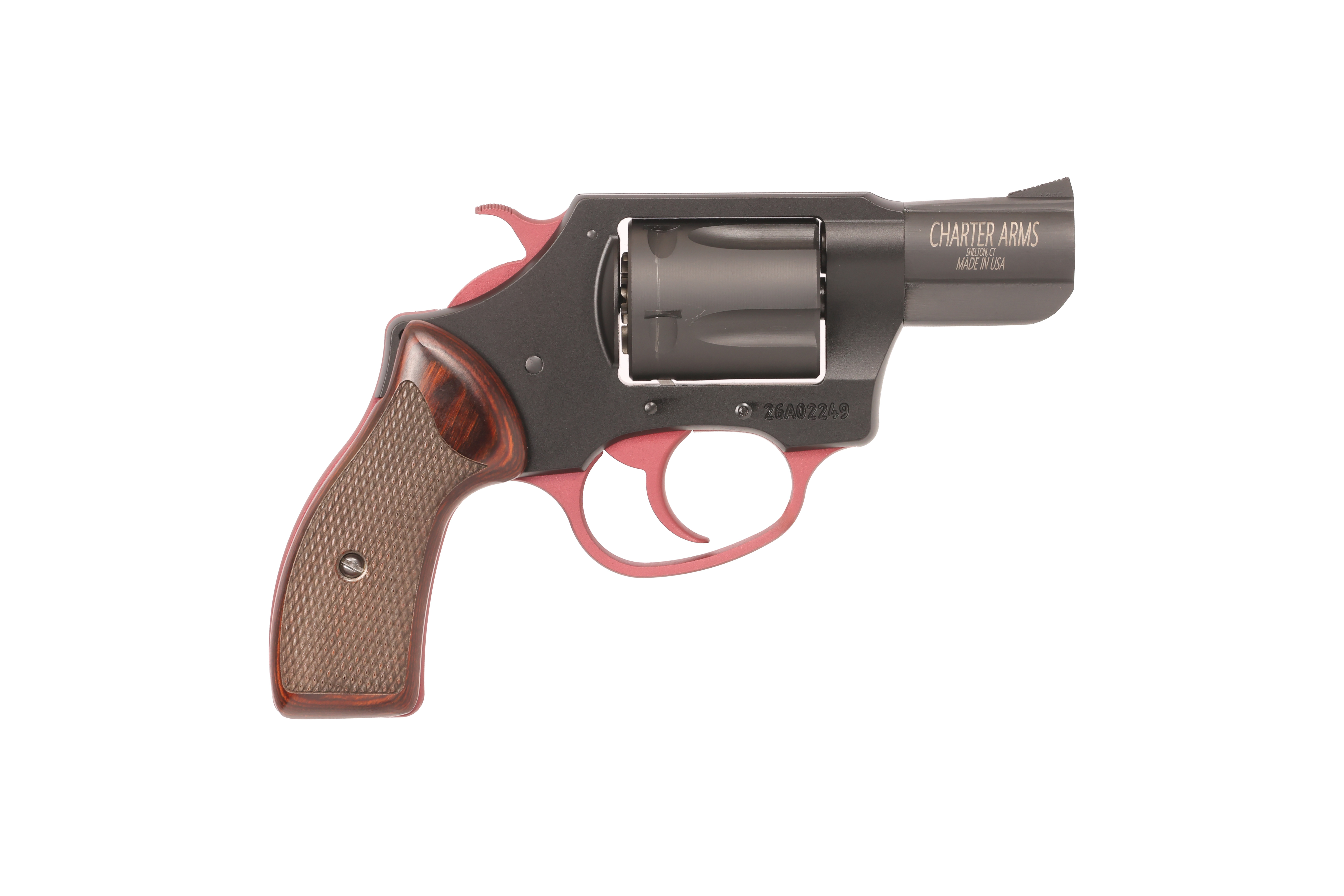Charter Arms 53822 Merlot 38 Special 2.0" Black and Merlot Revolver