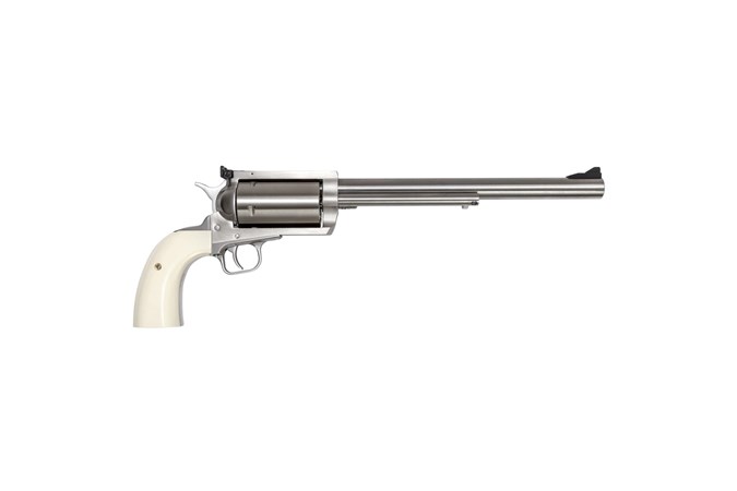 Magnum Research BFR Revolver 500 S&W Magnum Revolver - Item #: MRBFR500SW10B / MFG Model #: BFR500SW10B / UPC: 761226088325 - BFR REVLVR 500SW SS BISLEY 10" 