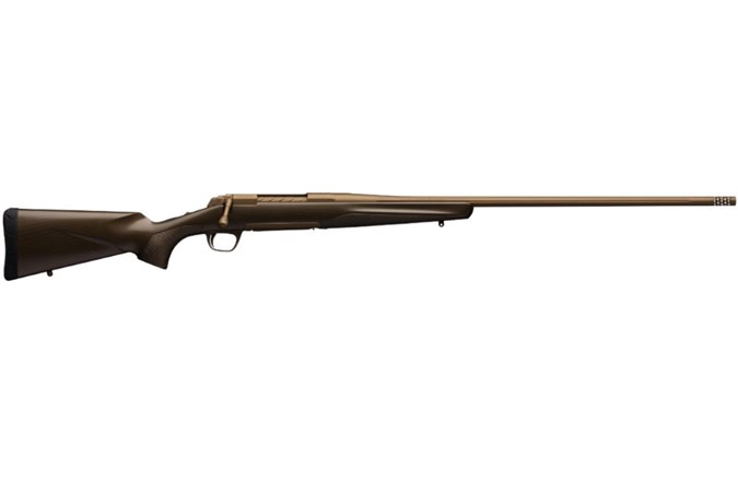Browning X-Bolt Pro 30 Nosler Rifle - Item #: BR035-418295 / MFG Model #: 035418295 / UPC: 023614739241 - XBOLT PRO 30NOS BRONZE 26" CARBON FIBER | MUZZLE BRAKE