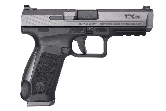 CANIK TP9SF Special Forces 9mm Semi-Auto Pistol - Item #: CAHG4989LG-N / MFG Model #: HG4989LG-N / UPC: 787450593299 - CANIK TP9SF ONE 9MM TUNG 18+1# BLK/TUNGSTEN | ONE SERIES