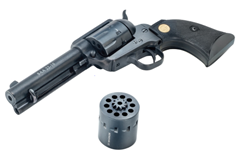 Chiappa Firearms 1873-22 Single-Action Revolver 22 LR | 22 Magnum 
Item #: CICF340.155D / MFG Model #: CF340.155D / UPC: 8053670711075
CHIAPPA SAA 22-10 22L/22M 4.75 CF340.155D DUAL CYLINDER