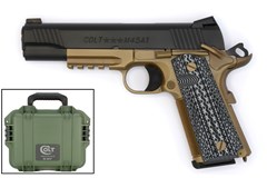 Colt Custom Shop CQB Pistol 45 ACP 
Item #: COO1070CQB-FB / MFG Model #: O1070CQB-FB / UPC: 098289111784
CQB GOV CUST 45ACP BLK/FDE 5" 