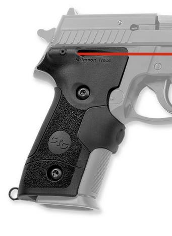 Crimson Trace LG-429 Lasergrips, Polymer Grip, 5mW Red Laser, Front Activation, Black, Sig P229/P228