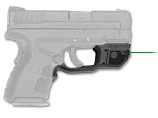 Crimson Trace 01-6330-1 LG-496G Green Laserguard Black Springfield Armo... - Crimson Trace Corporation - 0.50" AT 50 FT