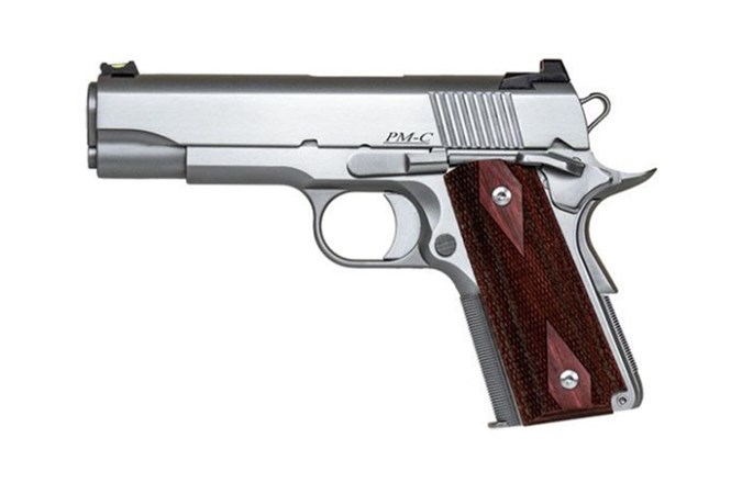 CZ-USA Dan Wesson Pointman Carry 45 ACP Semi-Auto Pistol - Item #: CZ01843 / MFG Model #: 01843 / UPC: 806703018430 - DW POINTMAN CARRY 45ACP SS/WD# FIBER OPTIC FRONT SIGHT