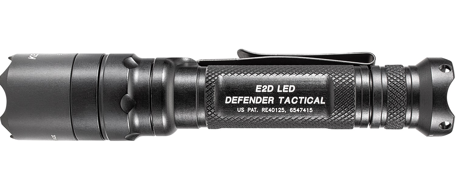 SureFire E2DLU-A LED Defender Light Matte 5-1000 Lumens Dual Output CR123A