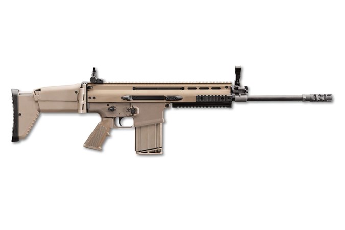 FN SCAR 17S 7.62 x 51mm | 308 Win Rifle - Item #: FN98641-1 / MFG Model #: 98641-1 / UPC: 845737010553 - SCAR 17S 308WIN FDE 16" 10RD 98641-1 | U.S. MADE