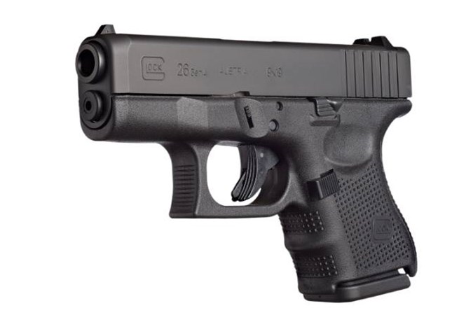 GLOCK G-26 G4 9mm Semi-Auto Pistol - Item #: GLPR26501 / MFG Model #: PR26501 / UPC: 764503992650 - G26 G4 9MM 10+1 REBUILT      # 
