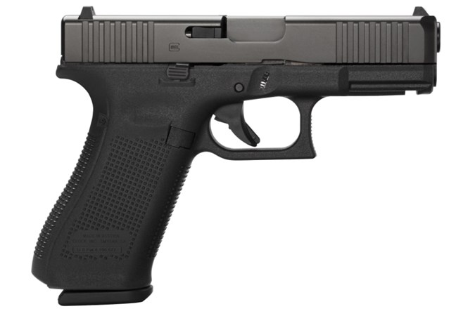 GLOCK G45 G5 9mm Semi-Auto Pistol - Item #: GLUA455S203 / MFG Model #: UA455S203 / UPC: 764503033650 - G45 G5 9MM 17+1 4.0" FS      # 3-17RD MAGS | FRONT SERRATIONS