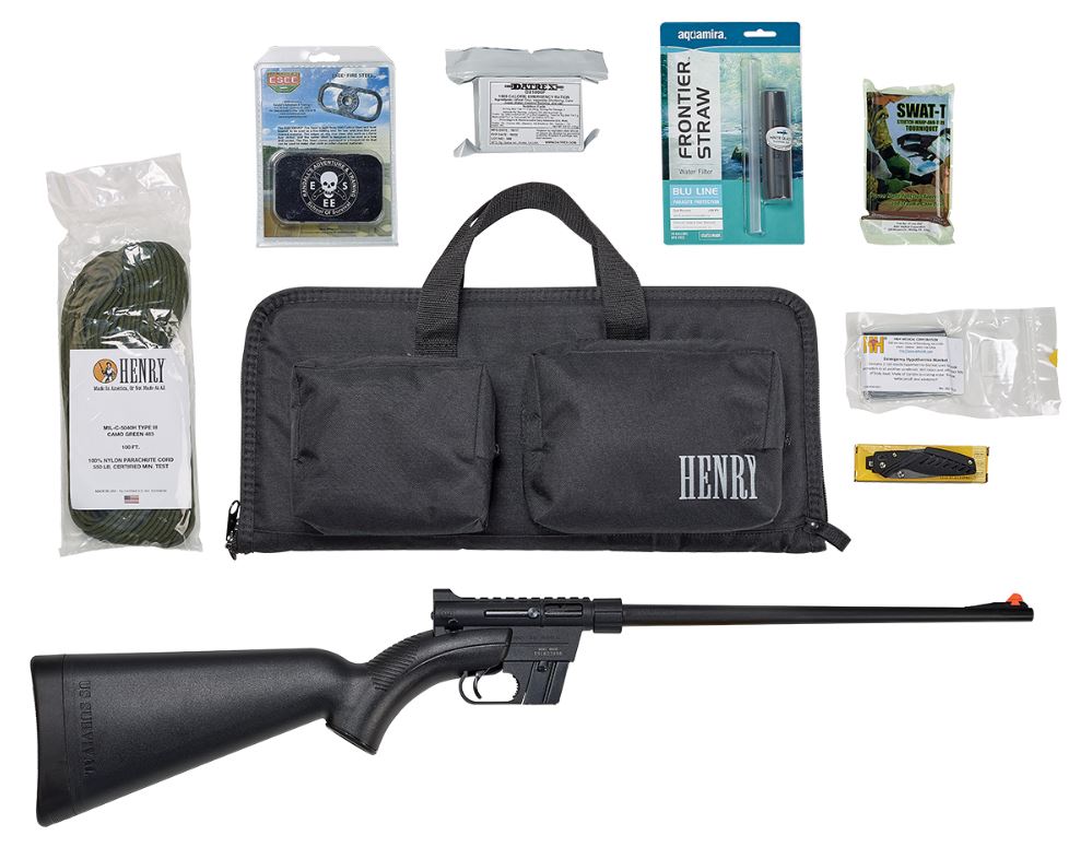 Henry Repeating Arms SURVIVAL PACK: AR-7 RIFLE/GEAR 22 LR thumbnail