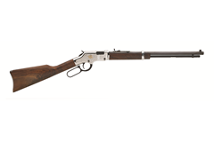 Henry Repeating Arms American Beauty 22 LR 
Item #: HNH004AB / MFG Model #: H004AB / UPC: 619835016263
AMERICAN BEAUTY 22LR BL/WD 20" SILVER ENGRAVED RECEIVER