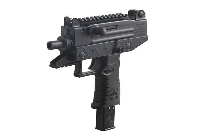 IWI - Israel Weapon Industries UZI Pro Pistol 9mm Semi-Auto Pistol - Item #: IWUPP9S / MFG Model #: UPP9S / UPC: 856304004080 - UZI PRO 9MM 25+1 PIC RAIL AS (1)20 & (1)25 RD MAG INCL